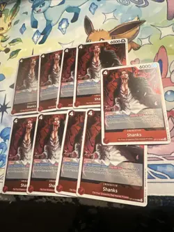 🔥9x🔥One Piece OP12-008 R Shanks - English - Foil - 🔥2x🔥Playset - NM/M - Image 3