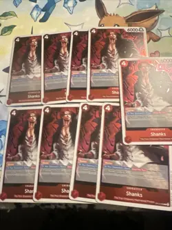 🔥9x🔥One Piece OP12-008 R Shanks - English - Foil - 🔥2x🔥Playset - NM/M - Image 4