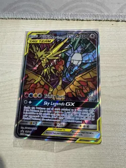 Pokemon Moltres Zapdos & Articuno GX SM210 | Stained Glass Promo | Sealed - Image 1