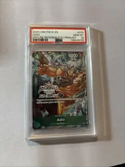 Adio - Offline Regional FINALIST - P-078 - One Piece Card Game - NM - Image 1