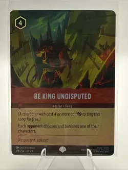 Disney Lorcana Fabled Be King Undisputed (Epic) 216/204 Holo - Image 1