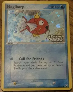 2004 Pokemon Team Rocket Returns Magikarp 65/109 Stamped Reverse Holo Ex LP 🔥🔥 - Image 1