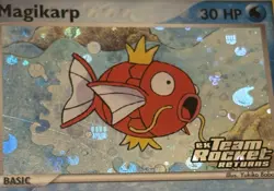 2004 Pokemon Team Rocket Returns Magikarp 65/109 Stamped Reverse Holo Ex LP 🔥🔥 - Image 2