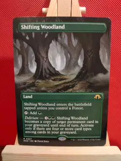 Shifting Woodland (Borderless) - Modern Horizons 3 - NM - Rare - MTG - Image 1