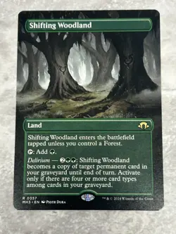 MTG Shifting Woodland Borderless 357 Modern Horizons 3 MH3 - Image 1