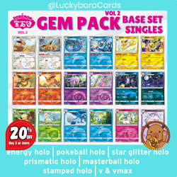Pokemon Horizon Gem Pack Vol 2 S-Chinese CBB1C - Eeveelution Shiny Holo V VMAX - Image 1