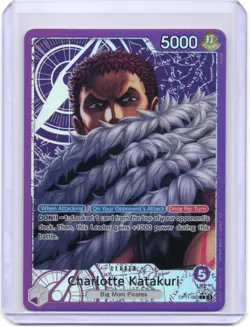 Charlotte Katakuri Alt Art Leader OP11-062 A Fist of Divine Speed One Piece TCG - Image 1