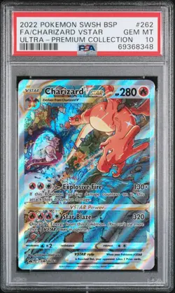 8348 Charizard VSTAR 2022 Pokemon Sword Shield Premium Promo #SWSH262 PSA 10 - Image 1