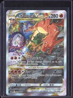 Charizard VStar 2022 Pokemon Sword & Shield Promos SWSH262 Full Art Promo - Image 1