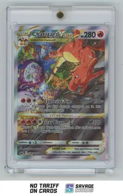 2022 Pokemon Sword & Shield Promo Charizard Vstar #SWSH262 - Image 1