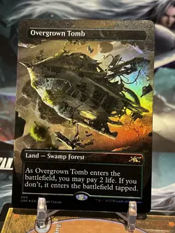 MTG | Overgrown Tomb (Borderless) ✨FOIL✨ [Unfinity] - Image 1