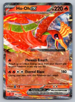 Ho-Oh ex Pokemon Trading Card Game Classic Collection 007/034 NM - Image 1