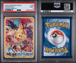 Pokemon TCG Pikachu Crown Zenith Holo Card PSA 9 Mint 160/159 Secret Rare - Image 3