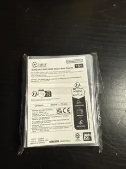 Gundam Card Game Edition Beta Sleeves Bandai 70 Pcs - Image 2