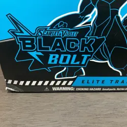 Pokemon Elite Trainer Box Black Bolt Scarlet and Violet Cards Sealed New in Box - Image 5