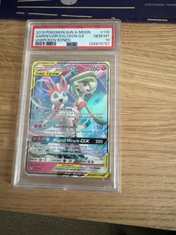 Pokemon TCG Gardevoir & Sylveon GX 130/214 Unbroken Bonds Psa 10 GEM MINT - Image 1