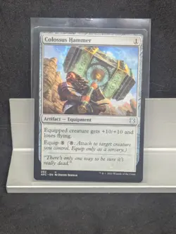 Colossus Hammer X1 LP Adventures in the Forgotten Realms Commander MTG - Image 1