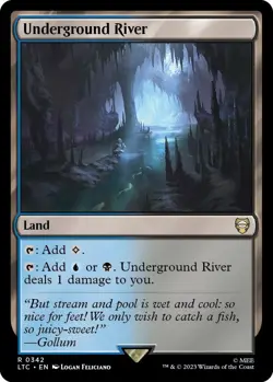 MTG The Lord of the Rings Commander - Underground River - Image 1
