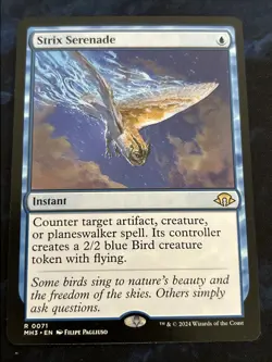 Strix Serenade Modern Horizons 3 Regular NM-M Unplayed MTG 0071 - Image 1
