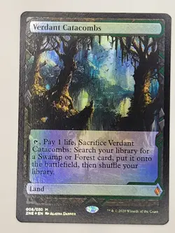 Verdant Catacombs Zendikar Rising Expeditions Foil - Image 1