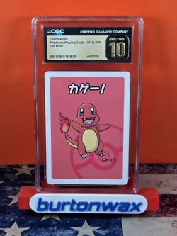✨✨ CGC PRISTINE 10 CHARMANDER OLD MAID PLAYING CARDS 2019 JAPANESE POKEMON CARD - Image 1