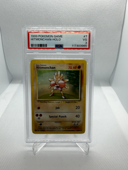 1999 Pokemon Hitmonchan Holo PSA 3 #7 - Image 1