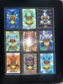 Pokemon Eevee Let's Go Database Set Retro Cracked Ice - Image 1