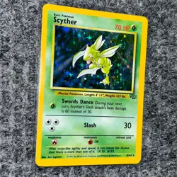 Vintage Pokemon Jungle Scyther 10/64 Holo Rare NM/Mint Unlimited - Image 3