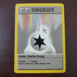 Pokemon TCG Double Colorless Energy Base Set 96/102 Vintage - Image 1