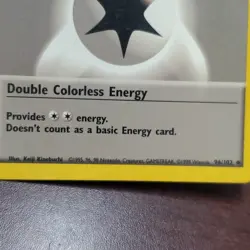 Pokemon TCG Double Colorless Energy Base Set 96/102 Vintage - Image 3