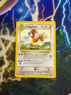 1999 Pokemon TCG Pidgeotto Base Set Shadowless Rare 22/102 - Image 3