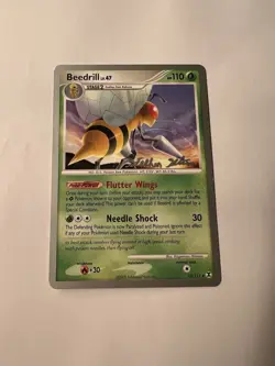 Pokemon TCG Beedrill Regular 15/100 World Championships 2009 Near Mint Condition - Image 1