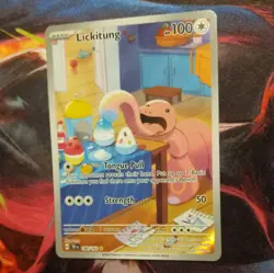 Pokemon Lickitung Illustration Rare Holo 180/162 SV05 Temporal Forces English - Image 1