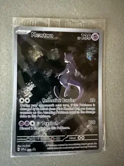 Pokemon TCG Mewtwo Holo Full Illustration 052 Promo! NM Or Better! Still sealed! - Image 1