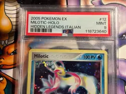 2005 Pokemon ~ EX Hidden Legends (Italian) ~ Milotic-Holo #12 ~ PSA 9 MINT - Image 2