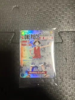 One Piece Monkey D. Luffy US Voyage College Basketball Card Rutgers 1/23 IN HAND - Image 1