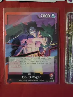 One Piece TCG Custom Gold D. Roger Deck Ready to Play with DON! Roger Pirates - Image 1