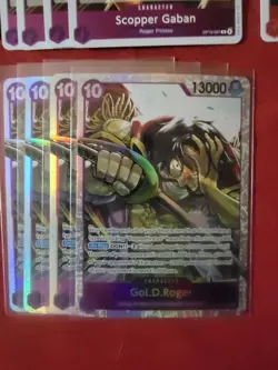 One Piece TCG Custom Gold D. Roger Deck Ready to Play with DON! Roger Pirates - Image 3
