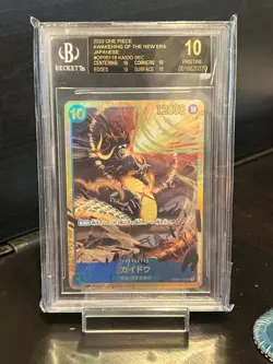 BGS Black Label 10 JPN One Piece Awakening of the New Era OP05-118 Kaido SEC - Image 1