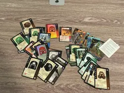 Lego Bionicle TCG Quest for the Masks - Lot of 35 Unsorted Cards, Some Holos - Image 1