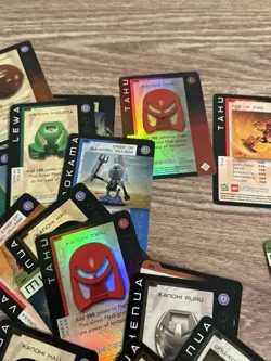Lego Bionicle TCG Quest for the Masks - Lot of 35 Unsorted Cards, Some Holos - Image 3