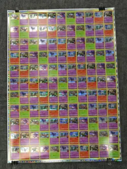 2023 Pokemon Halloween Trick or Trade BOOster English Foil Uncut Sheet (o) - Image 1