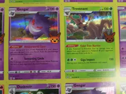 2023 Pokemon Halloween Trick or Trade BOOster English Foil Uncut Sheet (o) - Image 3