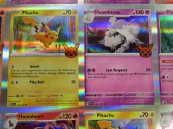 2023 Pokemon Halloween Trick or Trade BOOster English Foil Uncut Sheet (c) - Image 3