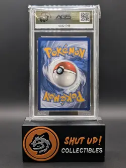 Pikachu 062/193 Holo Common Pokemon SV Trick or Trade Halloween Stamped AGS 10 - Image 2