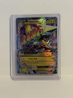Pokemon TCG Mega Manectric EX 24/119 XY Phantom Forces Holo Card M/NM - Image 1
