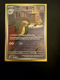 Pokemon TCG Mega Evolution Gumshoos 153/132 Illustration Rare Near Mint - Image 1
