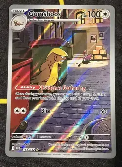 Gumshoos 153/132 Illustration Rare Pokemon TCG Mega Evolution MINT - Image 3