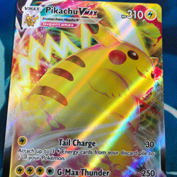 Pikachu VMAX - SWSH286 - Black Star Ultra Rare Promo Holo - Pokemon Card - NM - Image 2