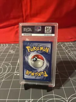 Vintage 1999 Pokemon Shadowless Hitmonchan Holo 7/102 PSA 8 - Image 2